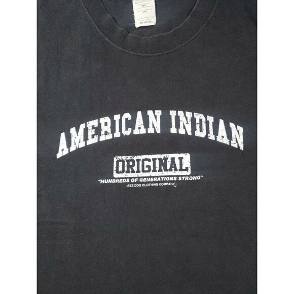 Vintage Rez Dog Original American Indian T-Shirt Men's Size 2XL - Picture 6 of 16